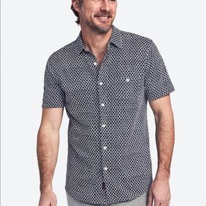Faherty Short Sleeve Knit Coast Shirt XL